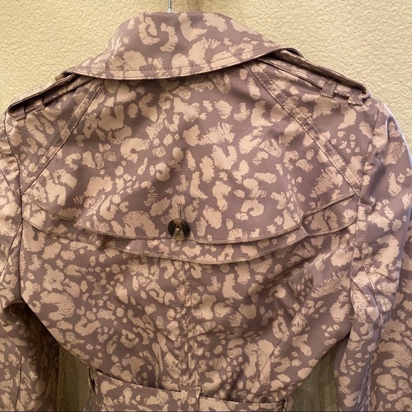 DAUGHTERS of LIBERATION Women Leopard Print Trench Coat Size 4 - Picture 5 of 9